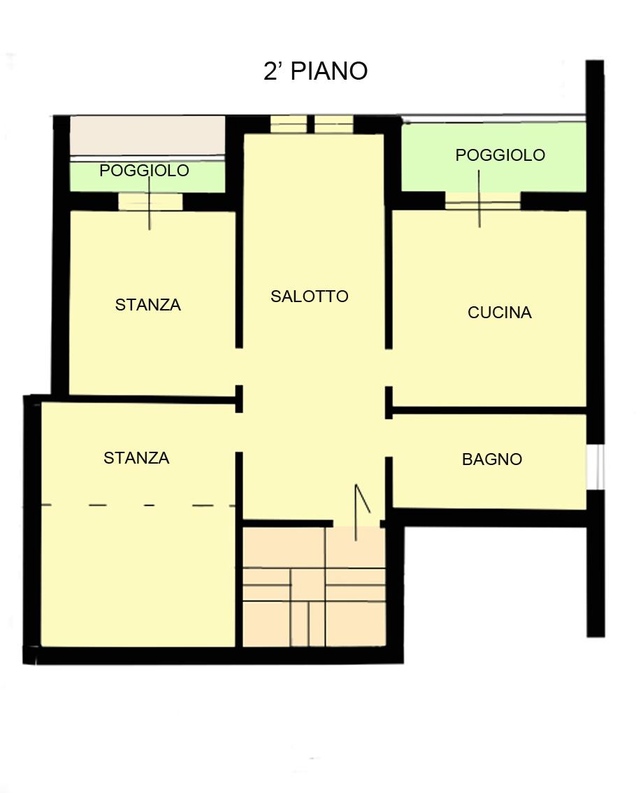 CHIOGGIA, CASA CON PIU' UNITA' CON GARAGE E CORTILE