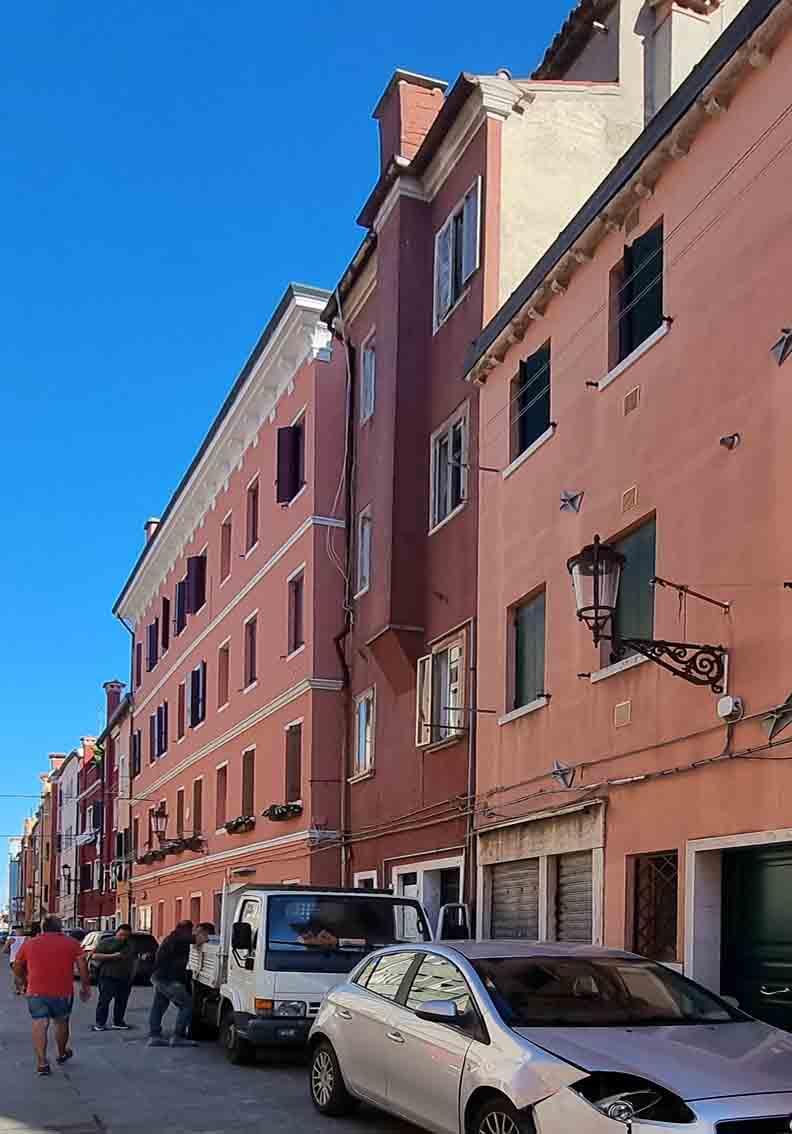 Chioggia centro storico con terrazza. 