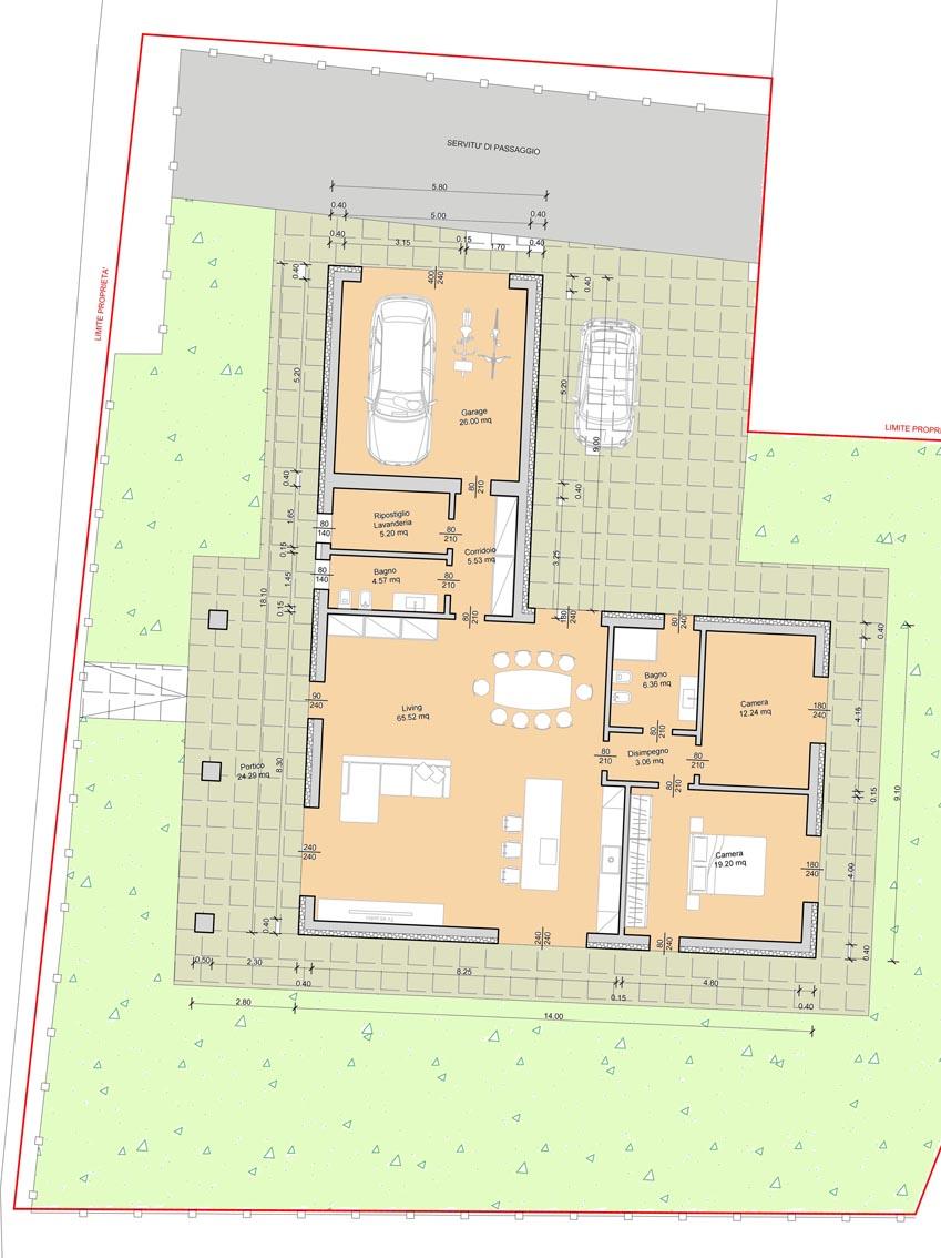 TERRENO CON PROGETTO  APPROVATO